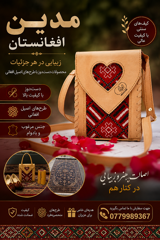 Handmade Afghan Carry Bag – Traditional Embroidered Artisan Tote Bag for Shopping, Travel & Everyday Use