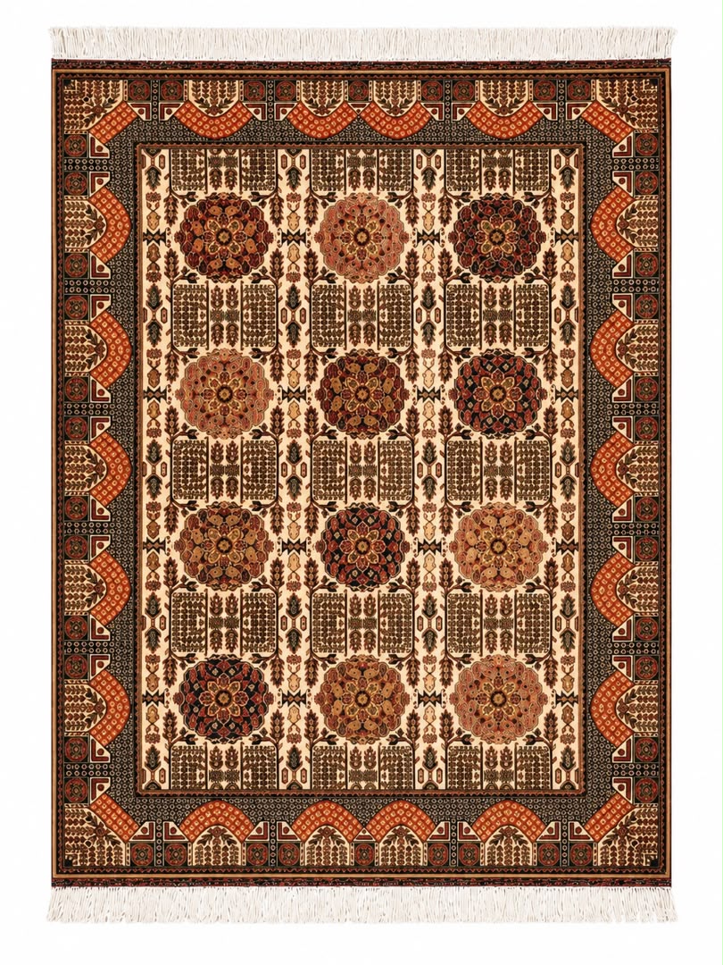 Traditional Afghan Handwoven Red Geometric Wool Rug – 5.0 x 7.0 ft, Authentic Tribal Craftsmanship